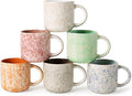 12 OZ Coffee Mugs Set of 6, Modern Coffee Mugs Set with handle for Tea/Latte/Cappuccino/Milk/Cocoa.-Ruum Studio Home