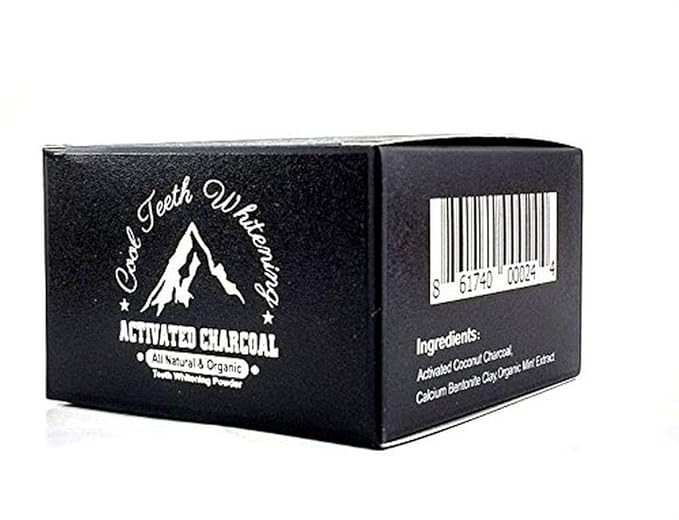 Activated Natural Organic Charcoal Toothpaste For Sensitive Tooth and Gum Powder - Whiten, Clean and Detoxify - Vegan - No Chemicals - No Bleach Whitener-Ruum Studio Home