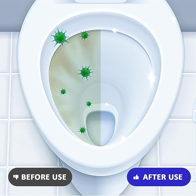 coldchill Toilet Bowl Cleaners 20 PACK, Long-Lasting Toilet Bowl Cleaner Tablets with Sustained-Release Technology Against Tough Stains, Automatic Toilet Cleaner for Deodorizing & Descaling-Ruum Studio Home