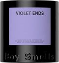 Boy Smells Violet Ends Candle - 8.5 oz - Aromatic Candle for Home with Rhubarb, Violet and Smoked Papyrus - Up to 50-Hour Burn - Cotton Wick-Ruum Studio Home