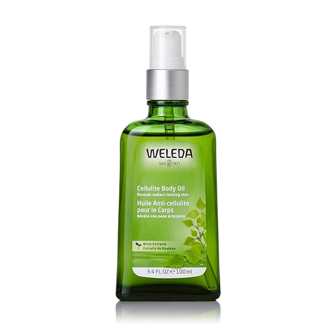 Weleda Birch Cellulite Body Oil 3.4 Fluid Ounce, Plant-Rich Oil with Birch, Rosemary and Jojoba-Ruum Studio Home