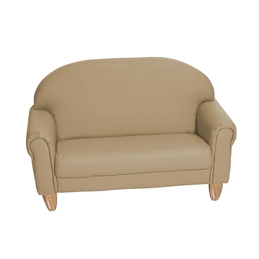Children's Factory As We Grow Toddler Sofa, Flexible Seating for Daycare or Preschool, Kids Reading Couch, Playroom Furniture, Buff-Ruum Studio Home