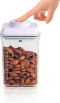 BopTop (1pc - 900ml) Airtight Food Storage Container – Mechanical Silicone Seal Canister - BPA-Free - 0.9Qt-Ruum Studio Home