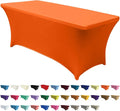 ABCCANOPY 6 FT Spandex Table Cover Stretch Fitted Wrinkle Resistant Tablecloth Reuse for Rectangular Folding Table Patry Event Wedding Banquet Protector-Ruum Studio Home