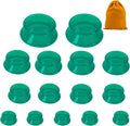 15Pcs Cupping Therapy Set-Professional Silicone Cupping, Suitable for Facial Body Massage/Deep Myofascial Release/Pain Relief/Muscle Relaxation & More (Green,15pcs)-Ruum Studio Home