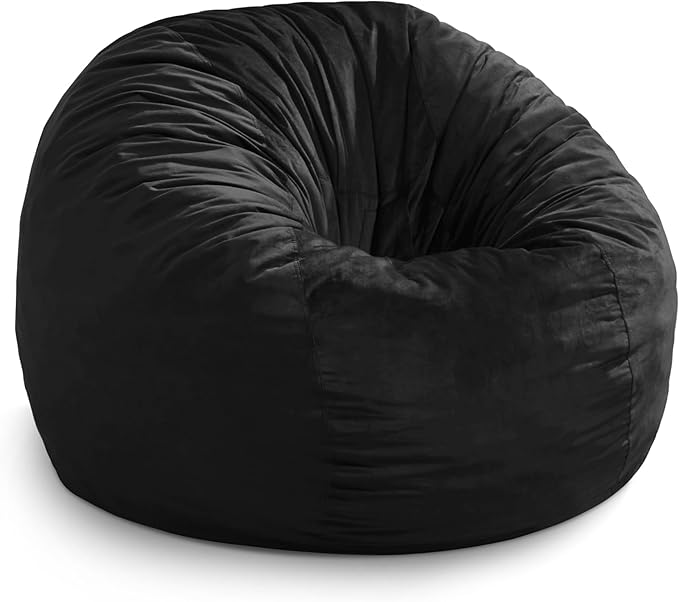 Hobestluk Bean Bag Chairs 2.5FT Bean Bag Chair with Memory Foam Filled & Machine Washable Cover,Beanbag Chair, Small Bean Bag Chairs for Playroom, Living Room, Bedroom-Ruum Studio Home