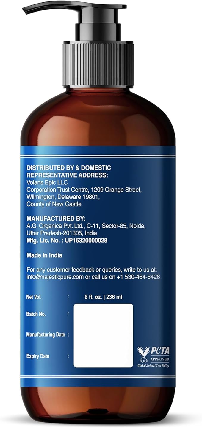 MAJESTIC PURE Vanilla Passion Massage Oil for Massage Therapy - Refreshing, and Relaxing - Natural Oils with Vanilla Oil, Coffee Oil & Shea Butter - for All Skin Types - Men and Women - 8 fl oz-Ruum Studio Home