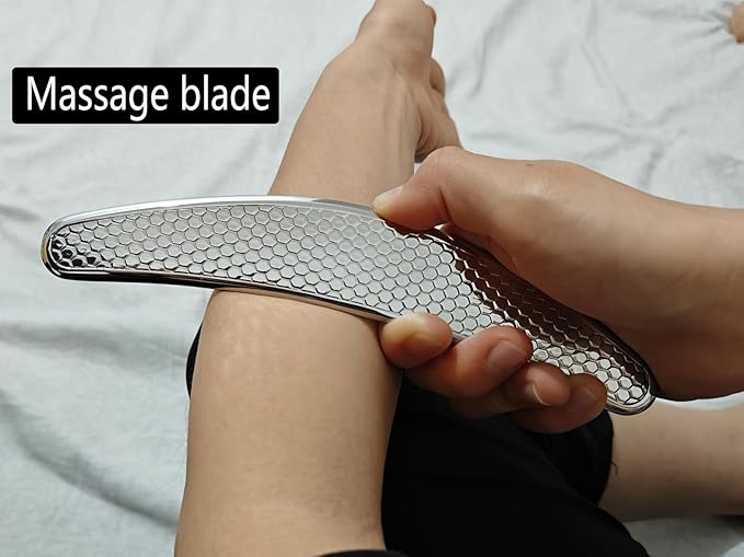Muscle Scraper Stainless Steel Gua Sha Scraping Massage Tool Set IASTM Tools Great Soft Tissue Mobilization Tool(6pcs)-Ruum Studio Home