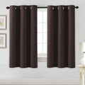 H.VERSAILTEX Blackout Curtains for Bedroom Thermal Insulated Room Darkening Living Room Curtains 63 Inch Long Grommet Privacy Protection Window Curtain Panels/Drapes, 2 Panels, Chocolate Brown-Ruum Studio Home