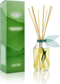 LOVSPA Reed Diffuser Set, Bamboo Citrus Scented Oil Diffuser with Sticks, Home Fragrance Accessories for Bathroom Shelf Decor, Aroma Diffusers for Home or Office Desk, USA Made-Ruum Studio Home