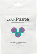 New Formula, Unpaste Toothpaste Tablets, Fluoride Mint, Xylitol Free, Vegan, Plastic Free, Travel-Friendly, Resealable Packet, 125ct, 2 Month Supply-Ruum Studio Home