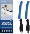 Crevice Cleaning Brushes, Cleaner Scrub Brush Tool for Hard to Reach Tight Space, Home Essentials, Cleaning Supplies for Shower, Bathroom, Kitchen, Toilet, Window-Ruum Studio Home