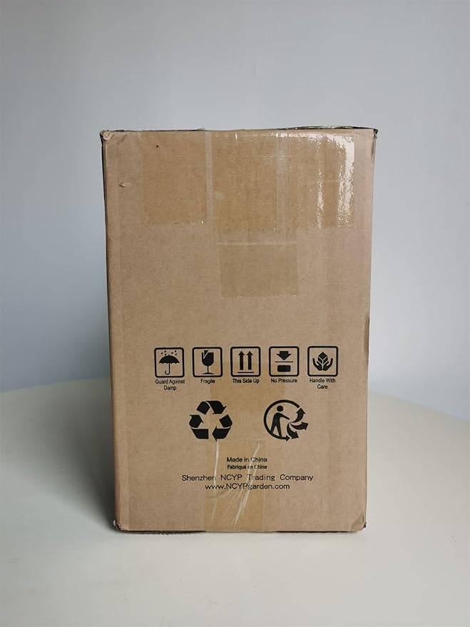 NCYP Geometric Glass Terrarium Planter for Succulent, Small Cacti, Black Irregular Opened Container Pot, Indoor Home Garden Office Tabletop Decor, 6.5" x 5.7" x 9.8" (No Plants, No Door)-Ruum Studio Home