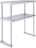 AmGood Double OverShelf Stainless Steel NSF - Many (30" Long x 14" Deep)-Ruum Studio Home