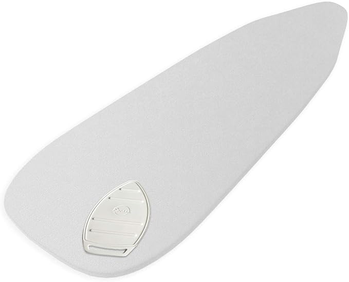 Encasa Homes Silicon Mat for Hot Iron Rest - Heat Resistant, Anti - Slip, Thicker Pad for Protecting Your Table During Ironing, Non-Burning, Machine Washable, Durable - White-Ruum Studio Home