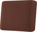 H.VERSAILTEX Super Stretch Individual Seat Cushion Covers Sofa Covers Couch Cushion Covers Slipcover Sets Thick Jacquard Textured Twill Fabric (1 Piece Chair Cushion Cover, Burnt Brick)-Ruum Studio Home