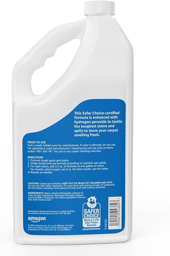 Amazon Basics Carpet Cleaner, Carpet Stain Remover, Fresh Scent, 64 fl oz-Ruum Studio Home
