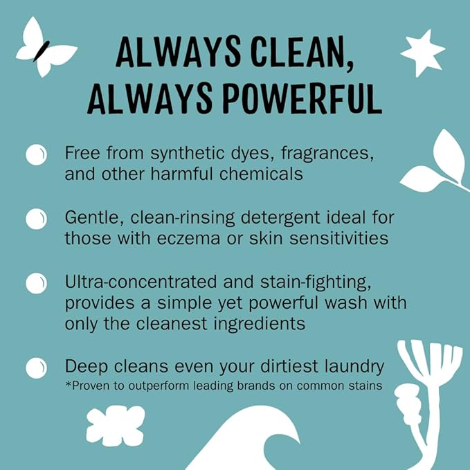 Molly's Suds Original Laundry Detergent Powder | Clean Laundry Detergent Powder for Sensitive Skin | Simple, Effective Ingredients, Stain Fighting | 240 Loads (Unscented)-Ruum Studio Home