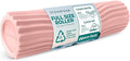 Oceanfoam Tidal Roller - Blush - Muscle Massage Foam Roller for Back Pain & Stretching - Firm and Ergonomic Wide Wave Textured - Yoga, Athletics, & Wellness - Full Size, 20" x 5"-Ruum Studio Home