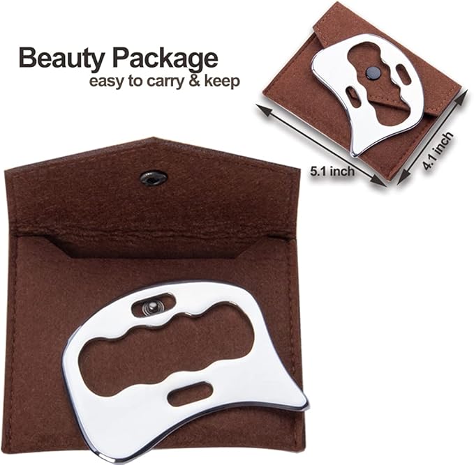 FeelFree Sport Stainless Steel Gua Sha Scraping Massage Tool-Muscle Scraper - Soft Tissue Mobilization,Physical Therapy for Back, Legs, Arms…-Ruum Studio Home