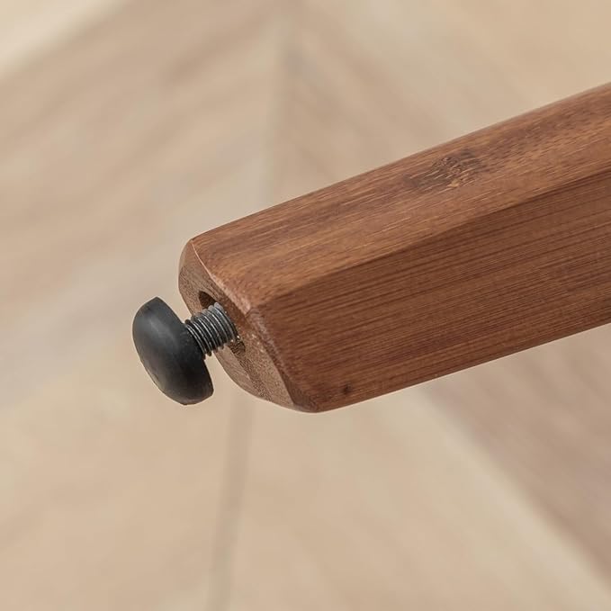 LUNLING Swivel Dining Chairs Set of 4, Mid Century Modern White Faux Leather Kitchen Chairs with Arms,Bamboo Legs Side Chairs No Wheels,Accent Chair for Dining Rooms and Offices-Ruum Studio Home