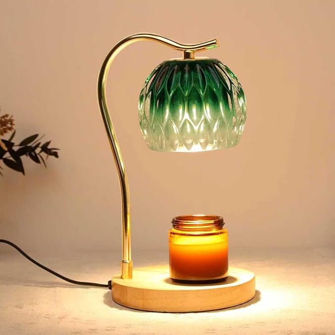 GEEZO Fragrance Candle Warmer Lamp，Electric Candle Warmer with Timer & Dimmer，Mom Christmas Birthday Gifts for Women, House Warming Gifts New Home Bedroom Decor-Ruum Studio Home