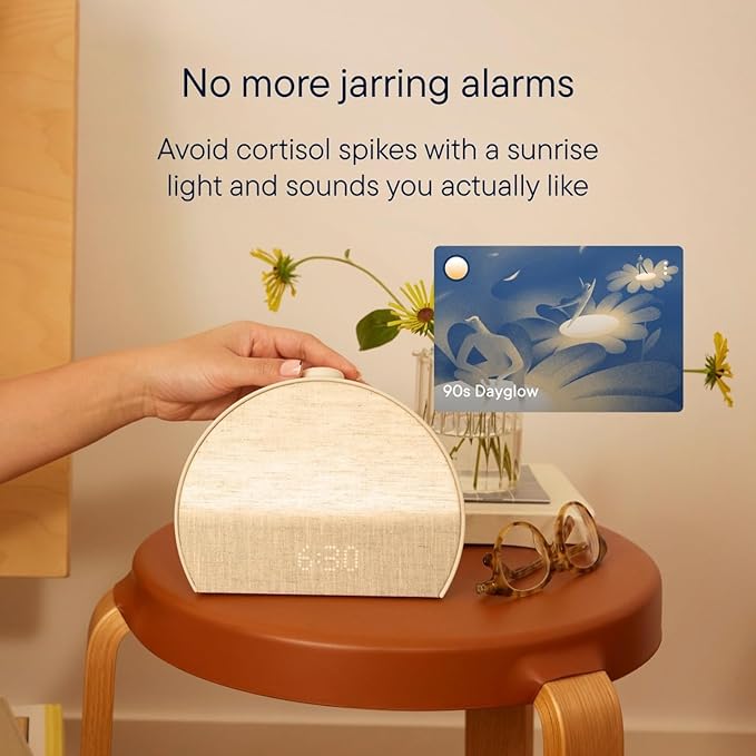 Hatch Restore 3 Sunrise Alarm Clock, Sound Machine, Smart Light (Cocoa) - White Noise, Screen-Free Sleep Routine-Ruum Studio Home