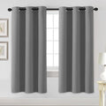 H.VERSAILTEX Blackout Curtains for Bedroom Thermal Insulated Room Darkening Living Room Curtains 72 Inch Long Grommet Privacy Protection Window Curtain Panels/Drapes for Nursery,2 Panels,Grey-Ruum Studio Home