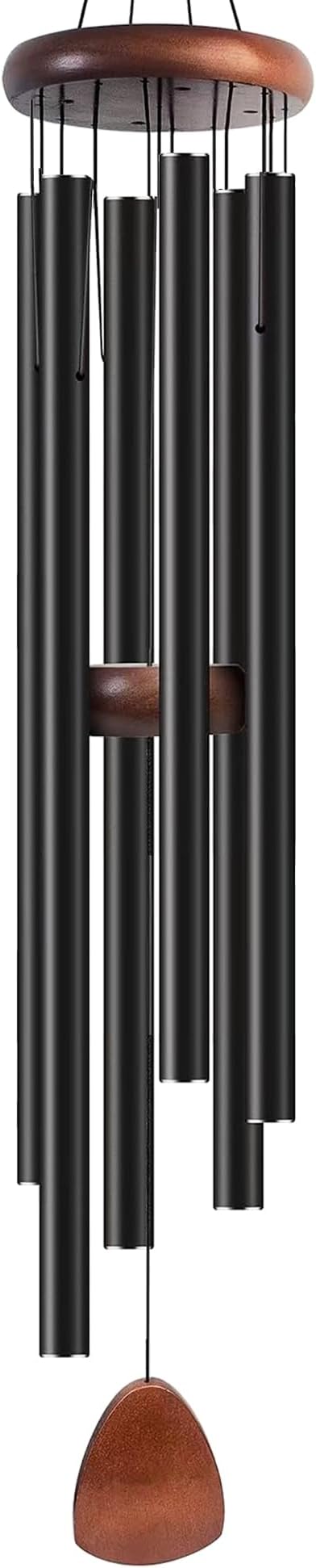 Wind Chime for Outside Deep Tone, 55 inch Large Wind Chimes, 6 Heavy Duty Tubes Aluminium Metal Extra Large Wind Chimes, Decoration for Garden, Patio, Yard, Gift for Mother's Day-Ruum Studio Home