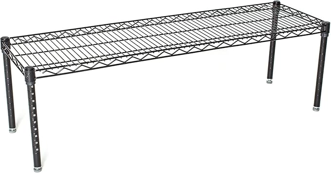Omega Products Corporation 36" Deep x 48" Wide x 20" High Black Mobile Dunnage Rack-Ruum Studio Home
