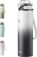 Enerbone 32 oz Insulated Water Bottle, Stainless Steel Bottle with Carrying Strap, Double-Wall Vacuum Insulation Design, Leakproof Sports Bottle with Straw, Keep Drinks Cold or Hot for Hours-Ruum Studio Home