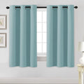 H.VERSAILTEX Blackout Curtains for Bedroom Thermal Insulated Room Darkening Living Room Curtains 63 Inch Long Grommet Privacy Protection Window Curtain Panels/Drapes, 2 Panels, Mineral Blue-Ruum Studio Home