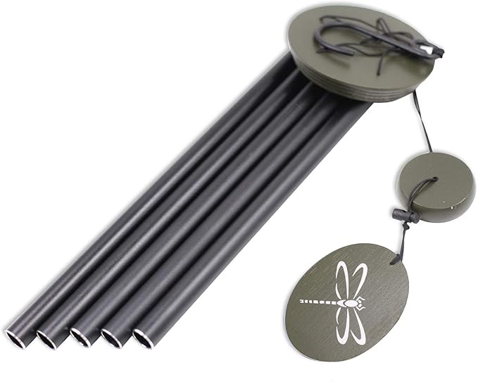 Wind Chimes for Outside, WindChimes Outdoor Tuned Soothing Melody, Wind Chimes Gifts for Mom/Grandma,Wind Chime Outdoor Decoration, Patio, Garden, Yard. (33" Green Dragonfly)-Ruum Studio Home