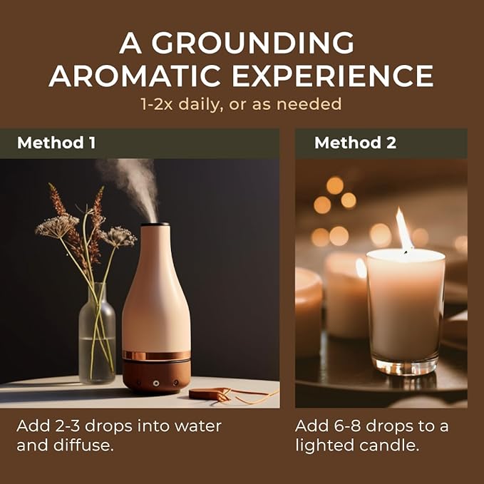 Gya Labs Roman Chamomile Essential Oil for Diffuser - 0.34 Fl Oz - 100% Pure Natural Roman Chamomile Oil for Skin, Hair, Face, Aromatherapy & Candle Making Scent-Ruum Studio Home