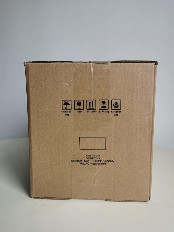 NCYP Small Geometric Terrarium - 4.1" x 3.5" x 5.9" Miniature Irregular Glass Terrarium Planter for Succulent Air Plants - Tabletop Garden Display Container, Black (No Plants, No Door)-Ruum Studio Home