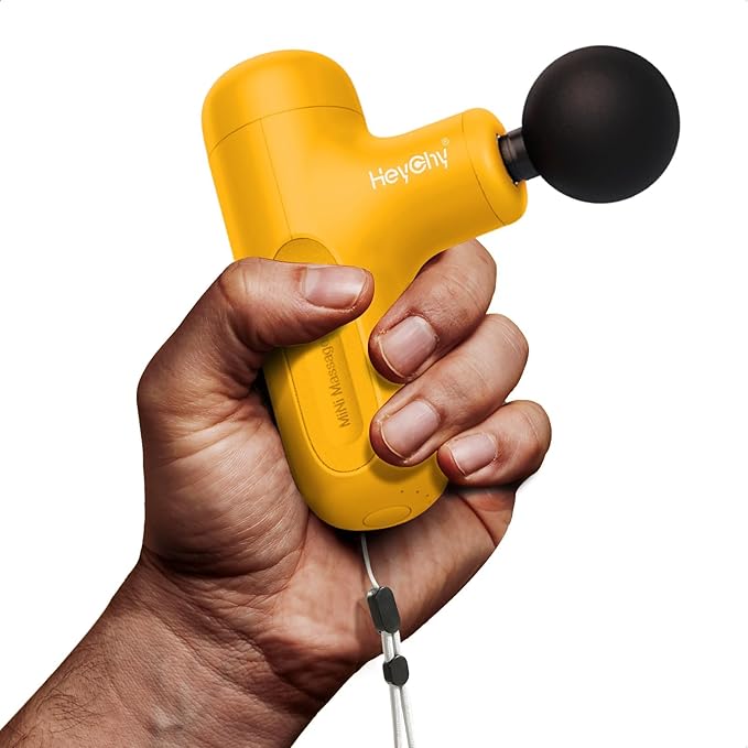 Massage Gun Mini, Electric Muscle Massager Deep Tissue, Compact Travel Size Handheld Percussion Massage Gun for Back, Shoulders, Full Body Recovery and Pain Relief, Birthday Gifts for Men Women-Ruum Studio Home