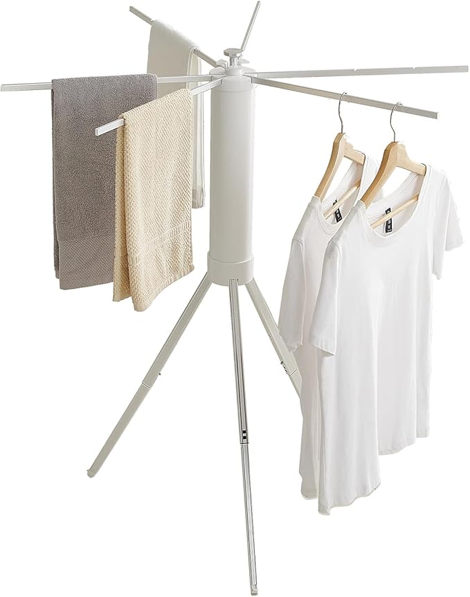 JOOM Clothes Drying Rack Portable Foldable - Drying Rack Clothing Space Saving,Collapsible Drying Rack for Laundry,Travel,Indoor,Outdoor. Folding Clothing Rack Home and Travel (Small Silver)-Ruum Studio Home