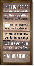 Office Décor, Frame In This Office Decor, Human Resources Gifts, Rustic Office Rules, Hanging Wall Decor, the Office Décor, Human Resources Office Decor, Western Office Décor, Hanging Office Décor-Ruum Studio Home
