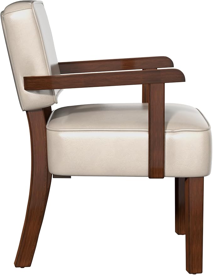 Accent Chair, PU Leather Chair for Living Room Oversized Armchair with Soft Seat and Armrests for Bedroom Dinning Reading Waiting Room (One Chair)-Ruum Studio Home