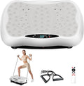 Vibration Plate Exercise Machine, Vibrating Equipment for Weight Loss and Lymphatic Drainage Massager, 3D Waver Exerciser for Fitness, Full Body Workout Shake Board with 120 speeds-Ruum Studio Home