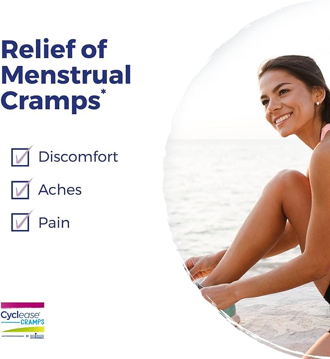 Boiron Cyclease Cramps Tablets for Relief from Menstrual Cramps, Aches, Pain, and Discomfort - 60 Count-Ruum Studio Home