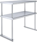 AmGood Double OverShelf Stainless Steel NSF - Many (36" Long x 18" Deep)-Ruum Studio Home