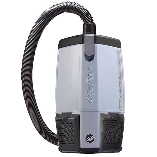 ProTeam Backpack Vacuums, ProVac FS 6 Commercial Backpack Vacuum with HEPA Media Filtration and Restaurant Tool Kit, 6 Quart, Corded-Ruum Studio Home