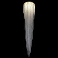 Flashing God H102'' High Ceiling Chandeliers for Entryway Modern Crystal Chandelier Large Foyer Chandeliers Modern Raindrop Chandelier for Villa Staircase,Pendant Light Fixtures-Ruum Studio Home