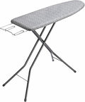 APEXCHASER Full Size Ironing Board with Iron Rest, Lightweight Iron Board with Height Adjustable, Extra Thick Heat-Resistant Cover with Padding, Heavy-Duty Sturdy Metal Legs, 43x13 Grey-Ruum Studio Home