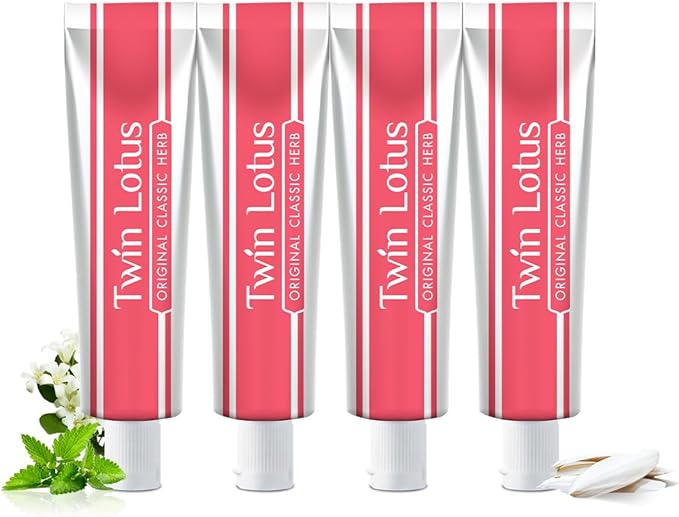 Original Herbal Toothpaste - Travel Size 0.88 oz, Pack of 4 - Fluoride-Free, Fresh Mint - Natural, Non GMO, Fluoride Free, Gluten Free,Oral Care, Freshens Breath-Ruum Studio Home