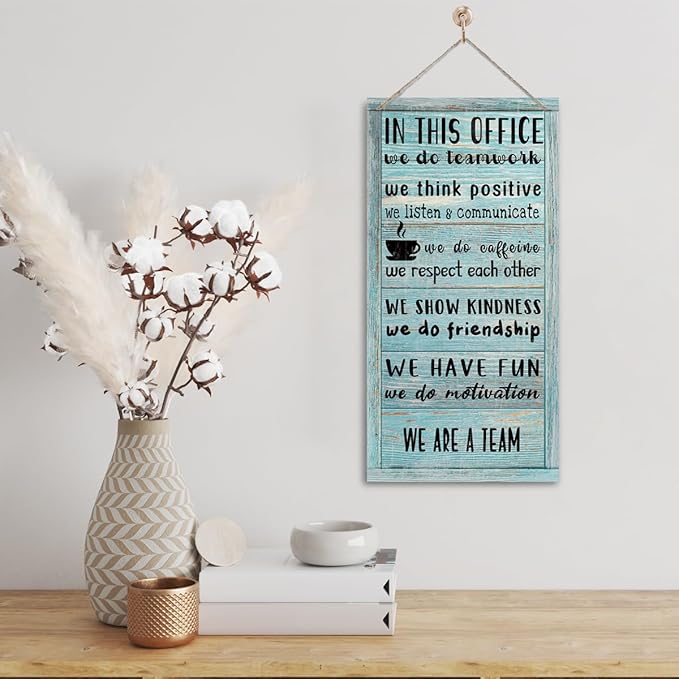 We Are A Team Office Signs Decor - Motivational Quotes Wall Art, Team Gift, Gift for Leader-Ruum Studio Home
