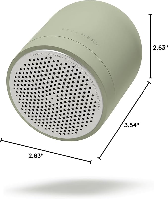 Steamery Fabric Shaver Pilo 2, Removes Lint and Pilling from Clothes and Textiles, Rechargeable Lint Remover with USB, Green-Ruum Studio Home