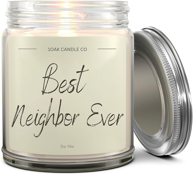 1OAK Vanilla Candle - Best Neighbor Gift for Christmas and Housewarming - Thank You Present for Women and Men-Ruum Studio Home