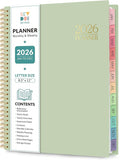 Planner 2026, 8.5" x 11" Monthly & Weekly Planner with Tabs, JAN - DEC 2026, Goal Setting & Time Management Organizer for Professionals & Students-Ruum Studio Home
